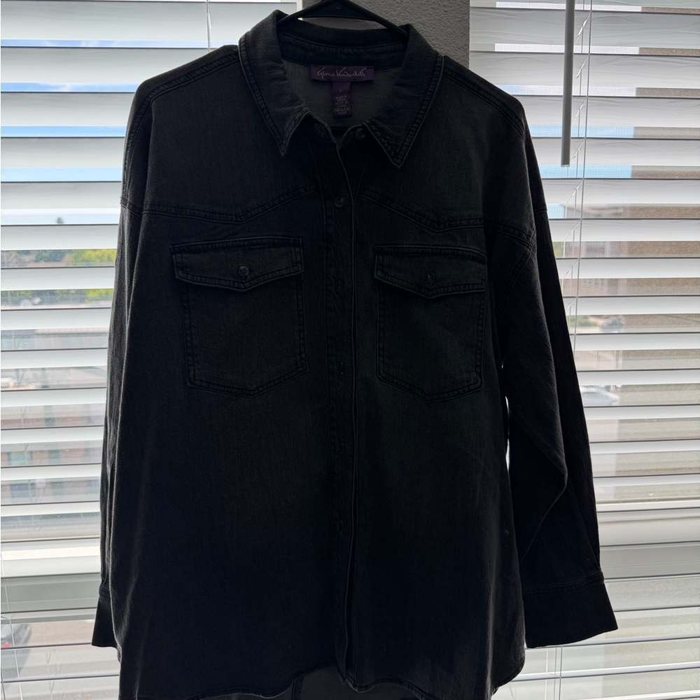 Eileen Fisher Denim Shirt Jacket 🩶
